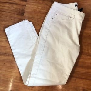 WHBM white jeans